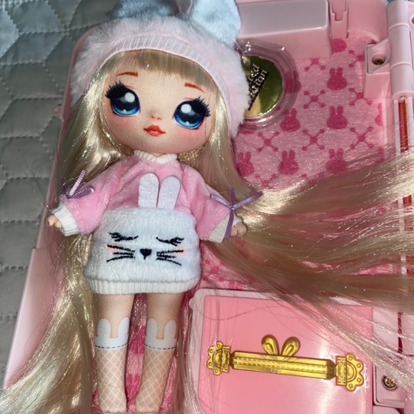 Na! Na! Na! Surprise Doll 3in 1 Backpack bed PINK BUNNY AUBREY Limited Edition - Picture 2 of 12